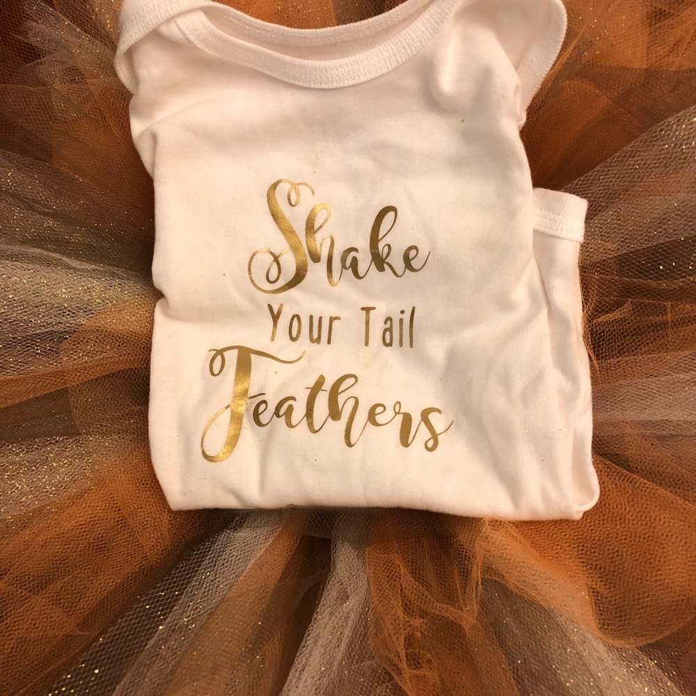 Fall tutu and onesie